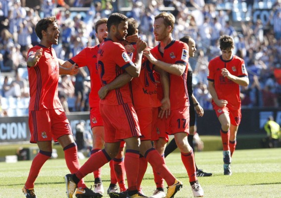 La Real Sociedad remonta al Celta de Vigo en once minutos