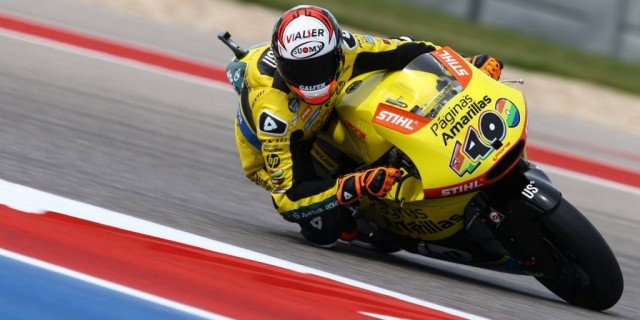 Rins mejor tiempo en Austin y Efrén Vázquez será baja por accidente
