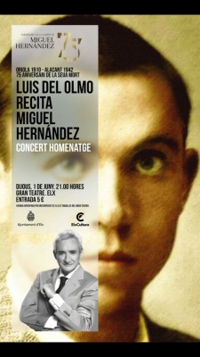Luis del Olmo, Fraskito y el grafitero ROSH protagonizan las actividades hernandianas 