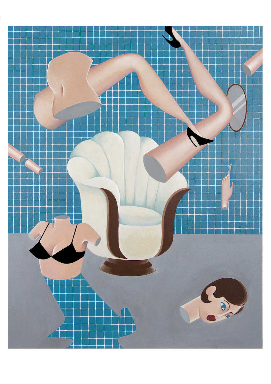 Recuerda que morirás: un 'ménage à trois' en la galería Mr.Pink sobre la dimensión humana 