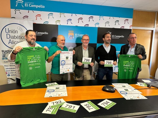 El Campello acoge la caminata y carrera del Día Mundial de la Diabetes el 17 de noviembre