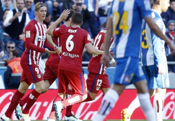 El Atlético supera el desgaste de la Champions y arrolla al Espanyol
