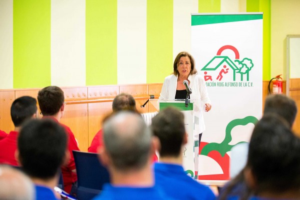 Los deportistas paralímpicos del Proyecto FER visitan la Fundación Roig Alfonso