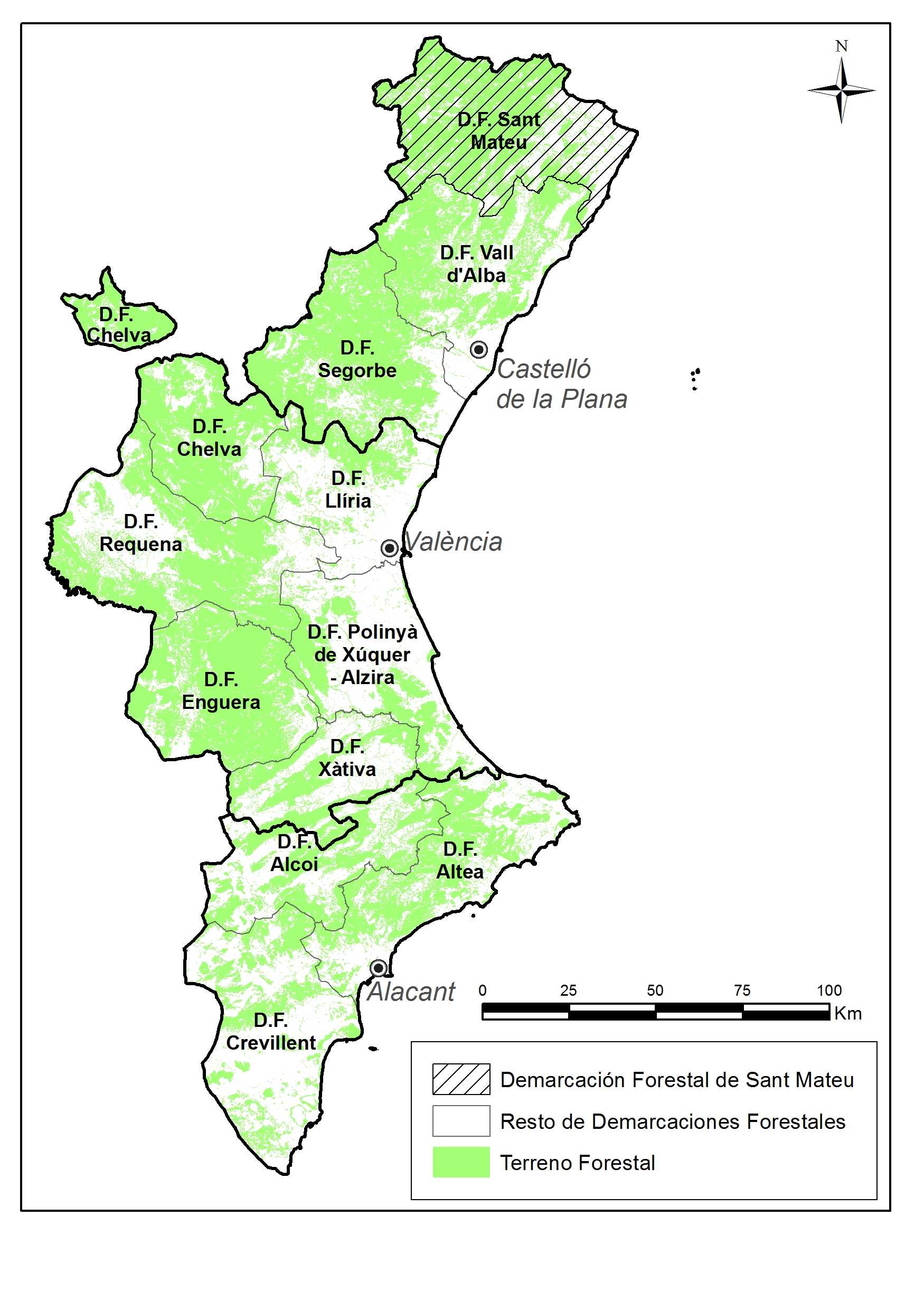 Los bosques del norte de Castellón generan 53 millones de euros al año
