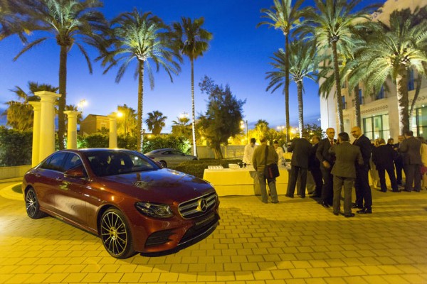 El nuevo Mercedes E fue la estrella de la fiesta