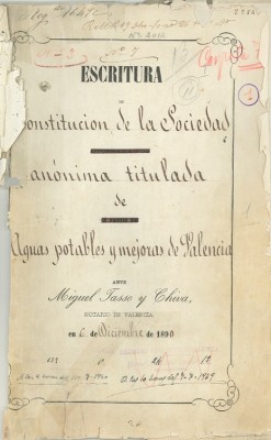 Aguas de Valencia conmemora su fundación hace 125 años por un alcoyano