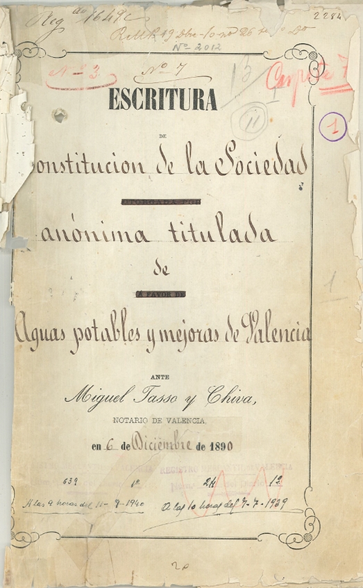 Aguas de Valencia conmemora su fundación hace 125 años por un alcoyano