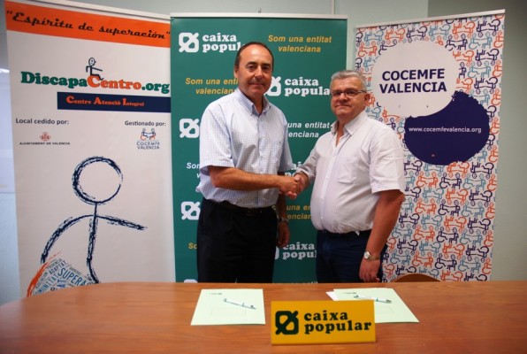 Caixa Popular y la asociación valenciana de discapacitados refuerzan su colaboración