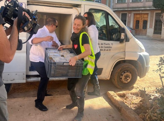 Castelló envía 500 raciones de arroz a banda a Massanassa para las familias afectadas por la Dana