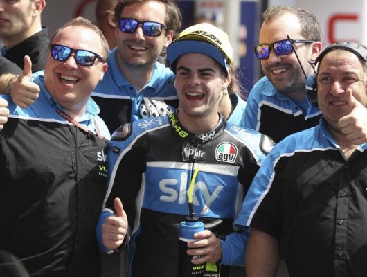 El italiano Romano Fenati gana con autoridad en Austin