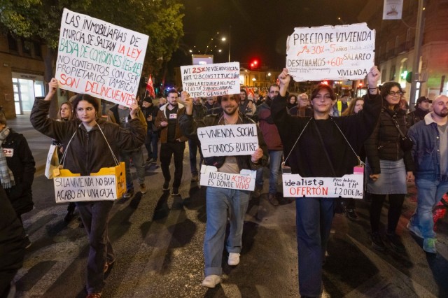 Convocan una manifestación en Murcia contra la especulación inmobiliaria y 