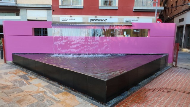 La fuente de Santa Eulalia se pone a punto para celebrar las fiestas patronales de San Blas y La Cande