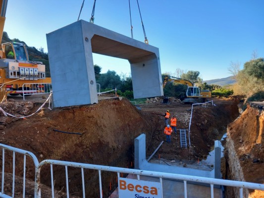 La Diputación repara los daños ocasionados por la dana en la CV-131 de Les Coves de Vinromà a Tírig