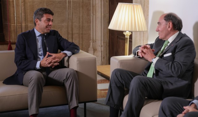 Mazón agradece a Galán la labor de Iberdrola en la recuperación tras la Dana