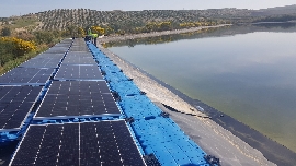 Planes en el extranjero y también en el país: Isigenere afianza una planta solar flotante de 495 kWp en Jaén
