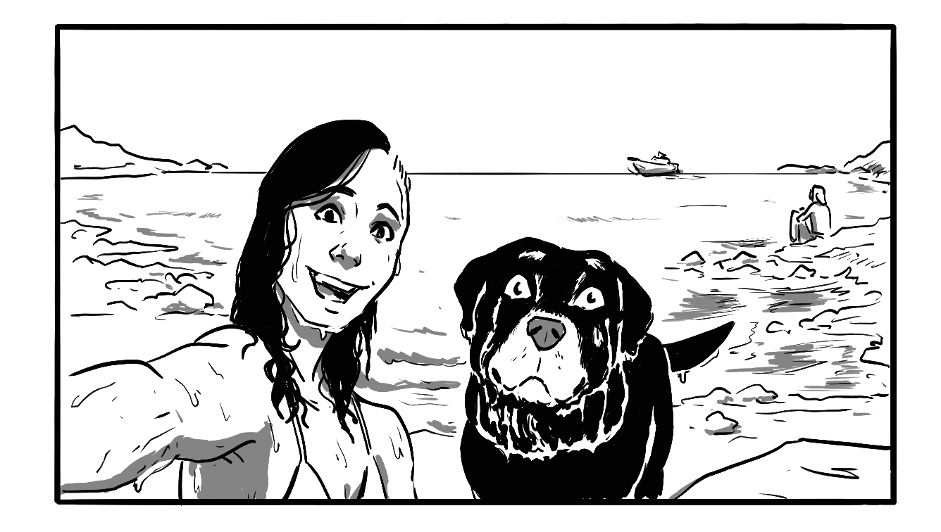 Gema Over dibuja la vida de Titán: un perro 