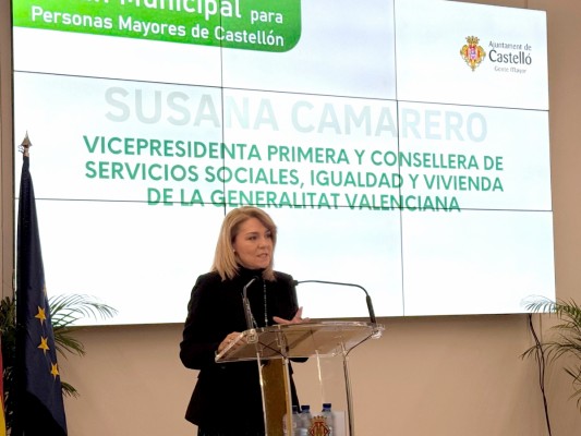 Camarero afirma que el Consell invierte 41,5 millones en Castellón para crear 400 nuevas plazas de mayores