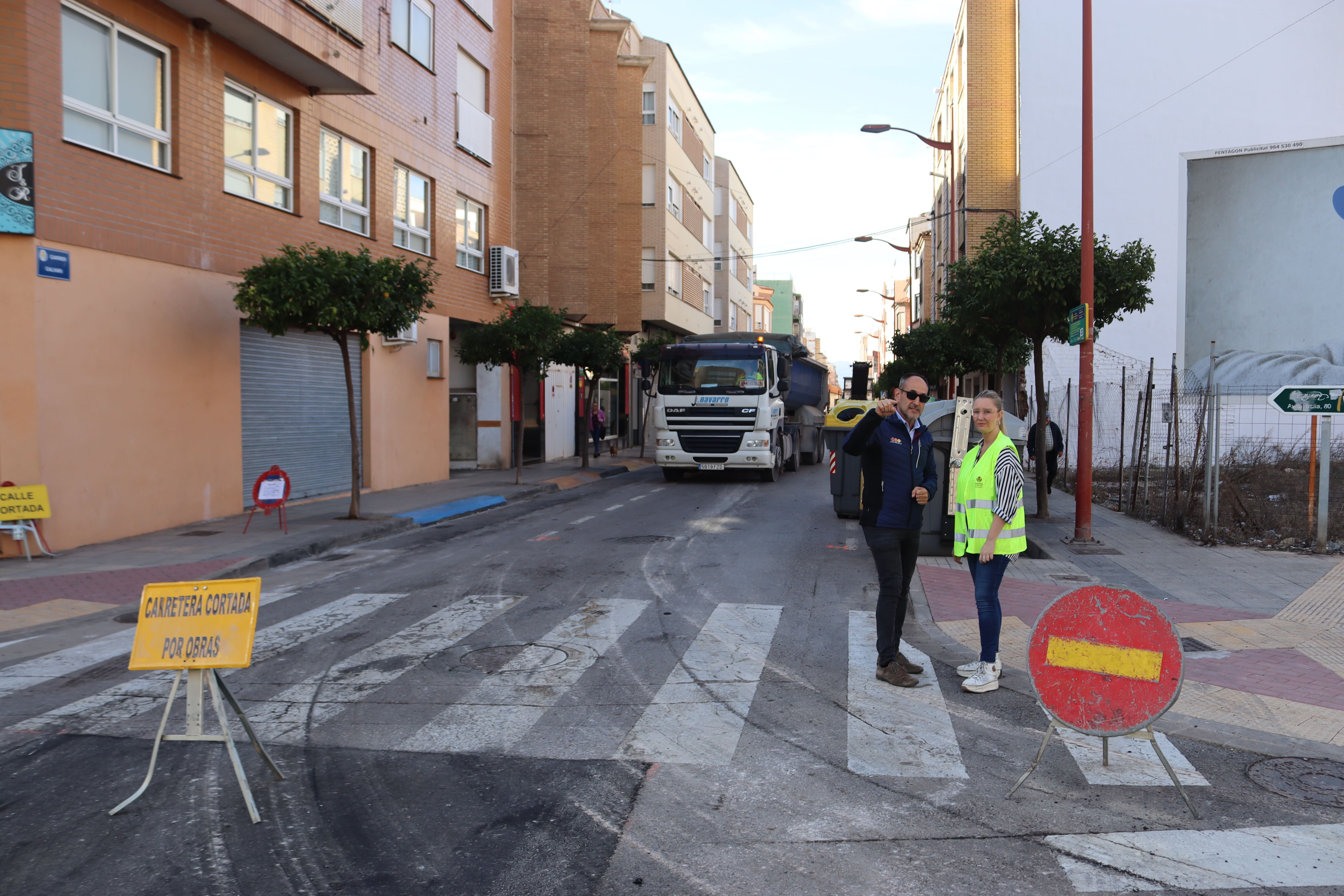 Vila-real inicia una campanya d'adequació i asfalt en diversos carrers i camins rurals de la localitat