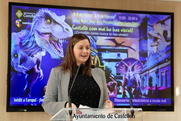 'Expojurásico' vuelve a Castelló con un Tiranosaurio Rex de 12 metros como gran novedad