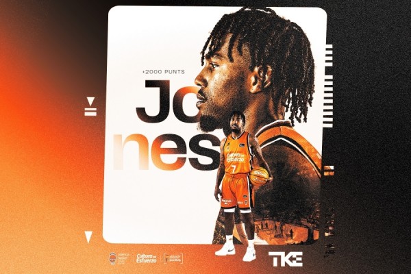Chris Jones llega a los 2000 puntos con Valencia Basket