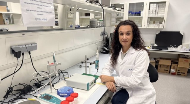 La investigadora de la UCAM María Cuartero, reconocida como 'Estrella Emergente' en Ciencias de Medición