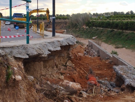 La Generalitat inicia la rehabilitación de infraestructuras de Loriguilla tras la Dana con una inversión de 2,7 millones