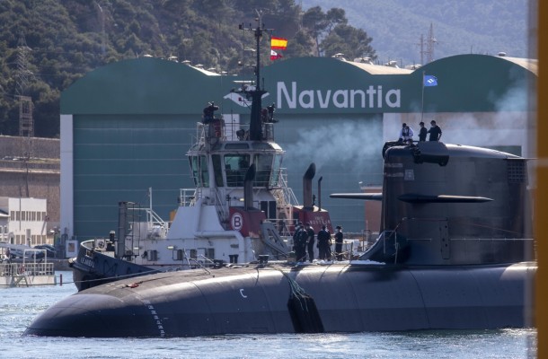 Cinco empresas se encargarán del mantenimiento de los submarinos S-80 en el Arsenal de Cartagena