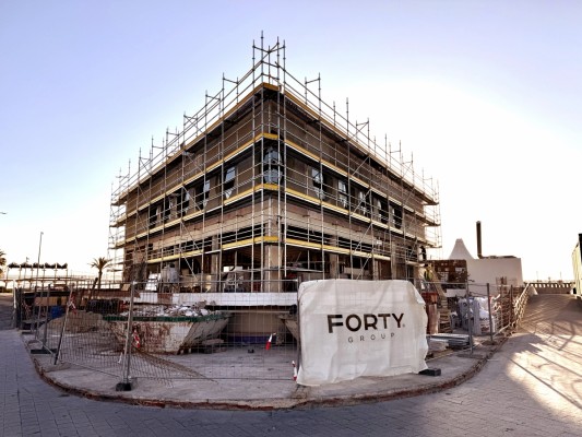 Forty Group avanza en las obras de Béton Brut: nuevo proyecto en el Puerto de Alicante