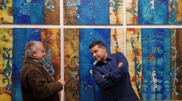Las pinturas de Abellán Juliá inundan con la paz y los colores de la huerta la Galería Babel de Murcia