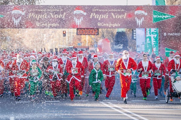 La Carrera de Papá Noel de Madrid lanza el 'dorsal cero' a beneficio de los afectados por la DANA