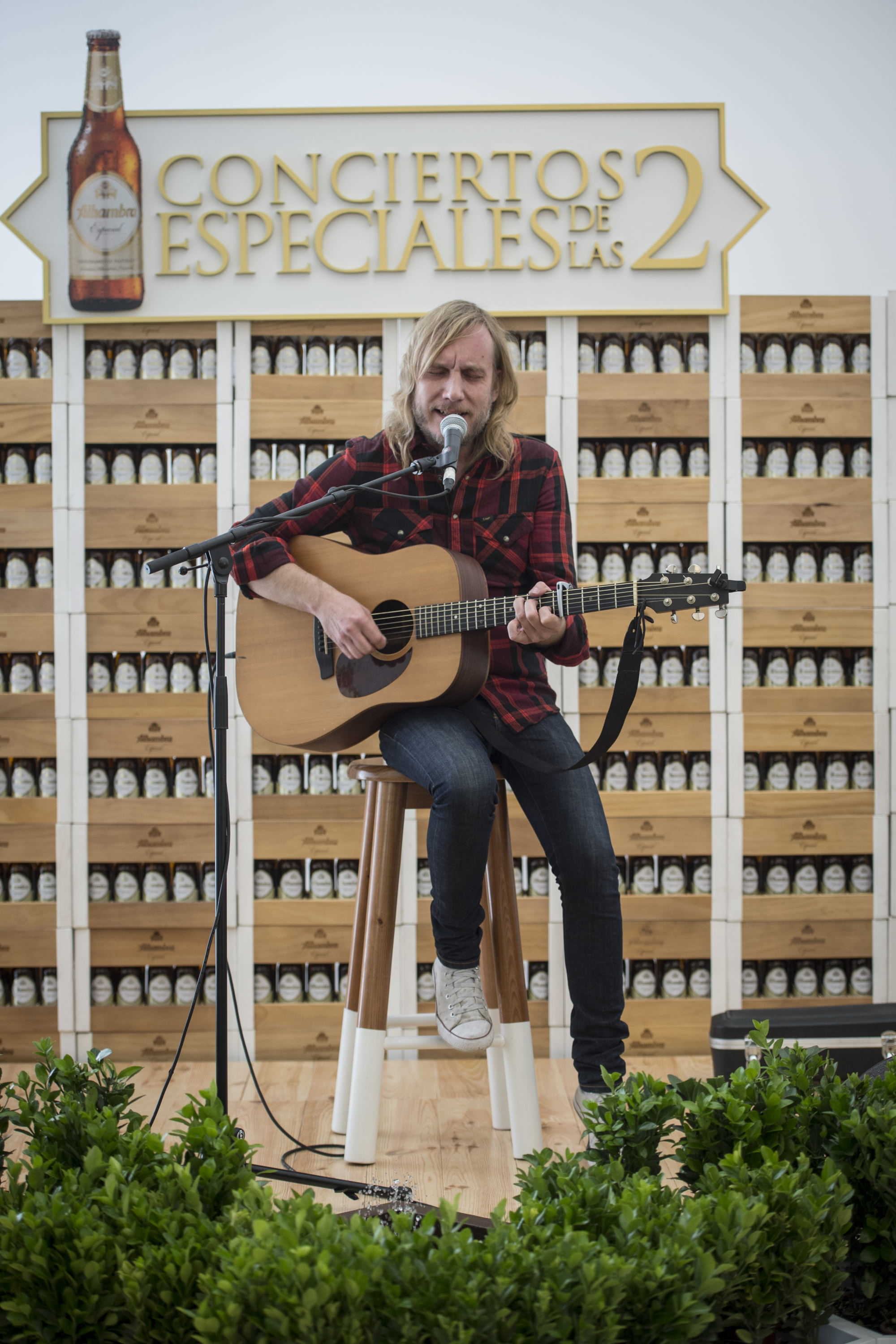 Neuman en la presentación de los conciertos. - 