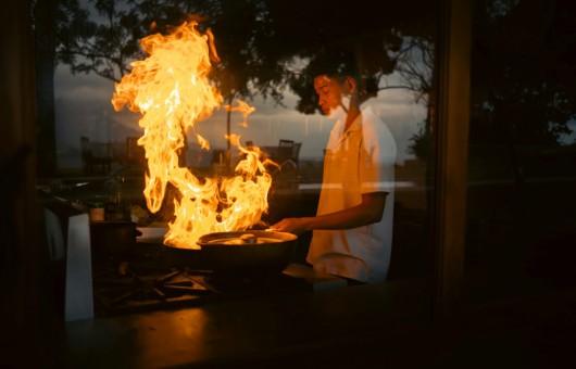 Incendio en la cocina y otros accidentes en el restaurante 