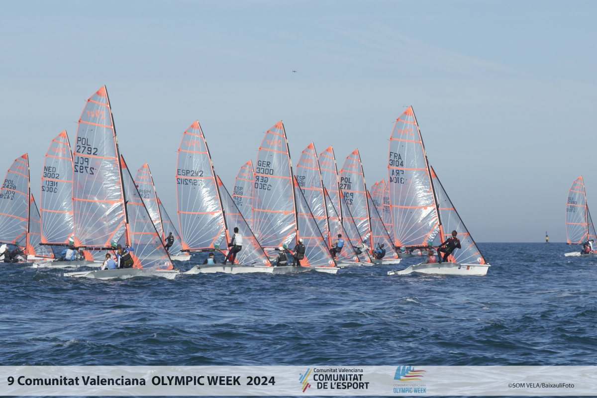 Más de 300 regatistas se dan cita este fin de semana en la Comunitat Valenciana Olympic Week