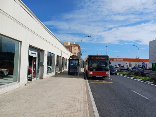 Moncada amplía el recorrido de su bus urbano para facilitar la conexión con València