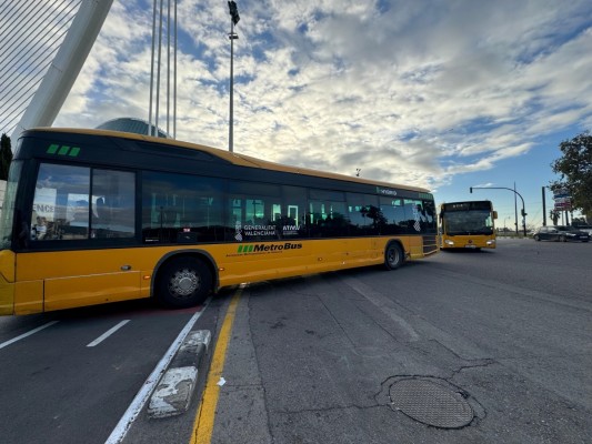 Tres nuevas líneas de autobús del corredor sur metropolitano de València se activan el 21 de febrero