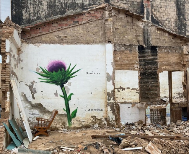 El arte urbano como reconstrucción emocional tras la Dana