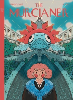 El ilustrador Alfie se suma al proyecto 'The Murcianer' con una portada por la que discurre el río Segura