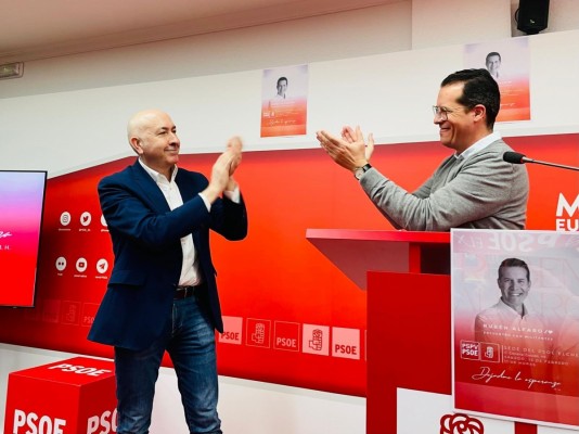 Rubén Alfaro y Alejandro Soler visibilizan su alianza en el PSPV provincial de Alicante