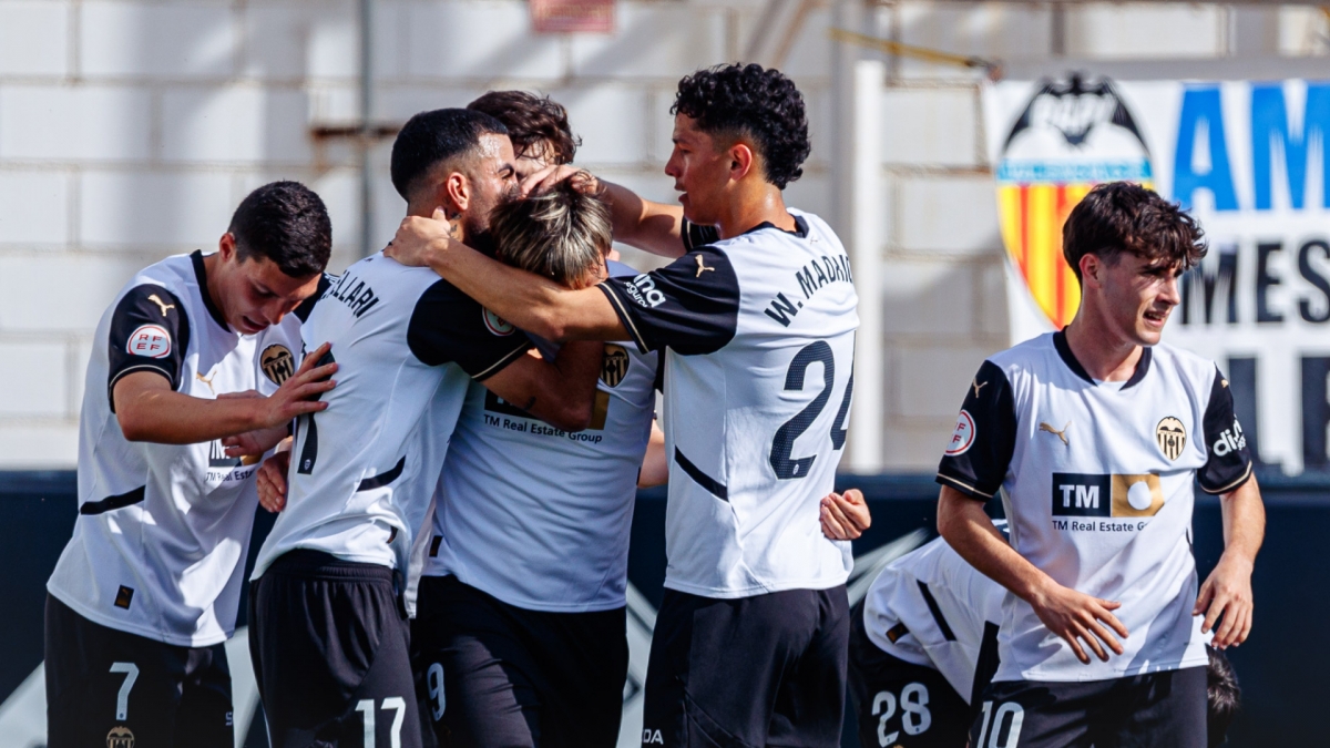 Victoria del VCF Mestalla ante el SCR Peña Deportiva