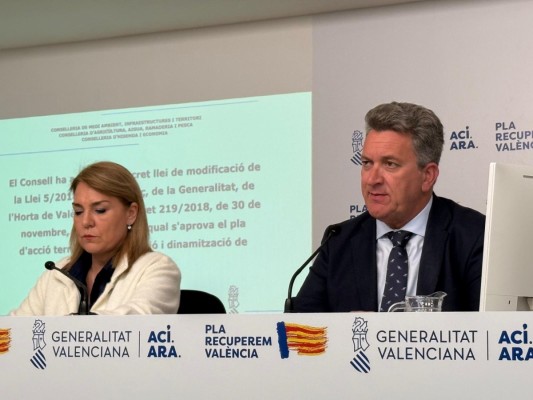Mus defiende que la modificación de la Ley de la Huerta está pensada para los agricultores