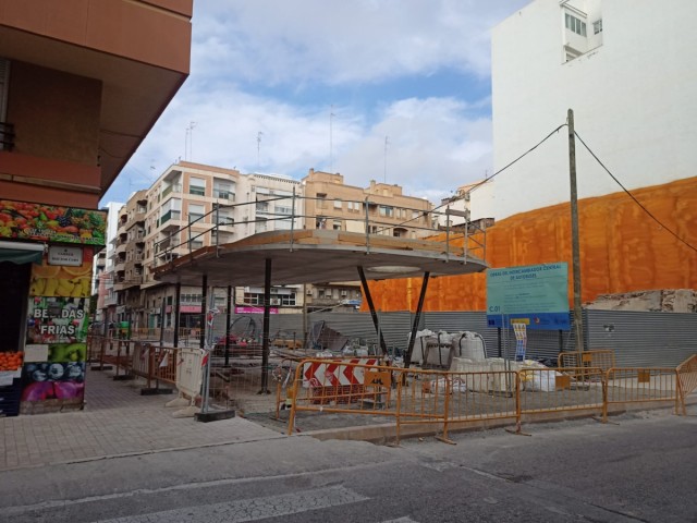 El final de las obras del intercambiador de bus de Elche se va al 11 de abril, tercera prórroga