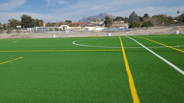 Avanzan las obras del Centro Deportivo 'Samuel Llorca' en Busot