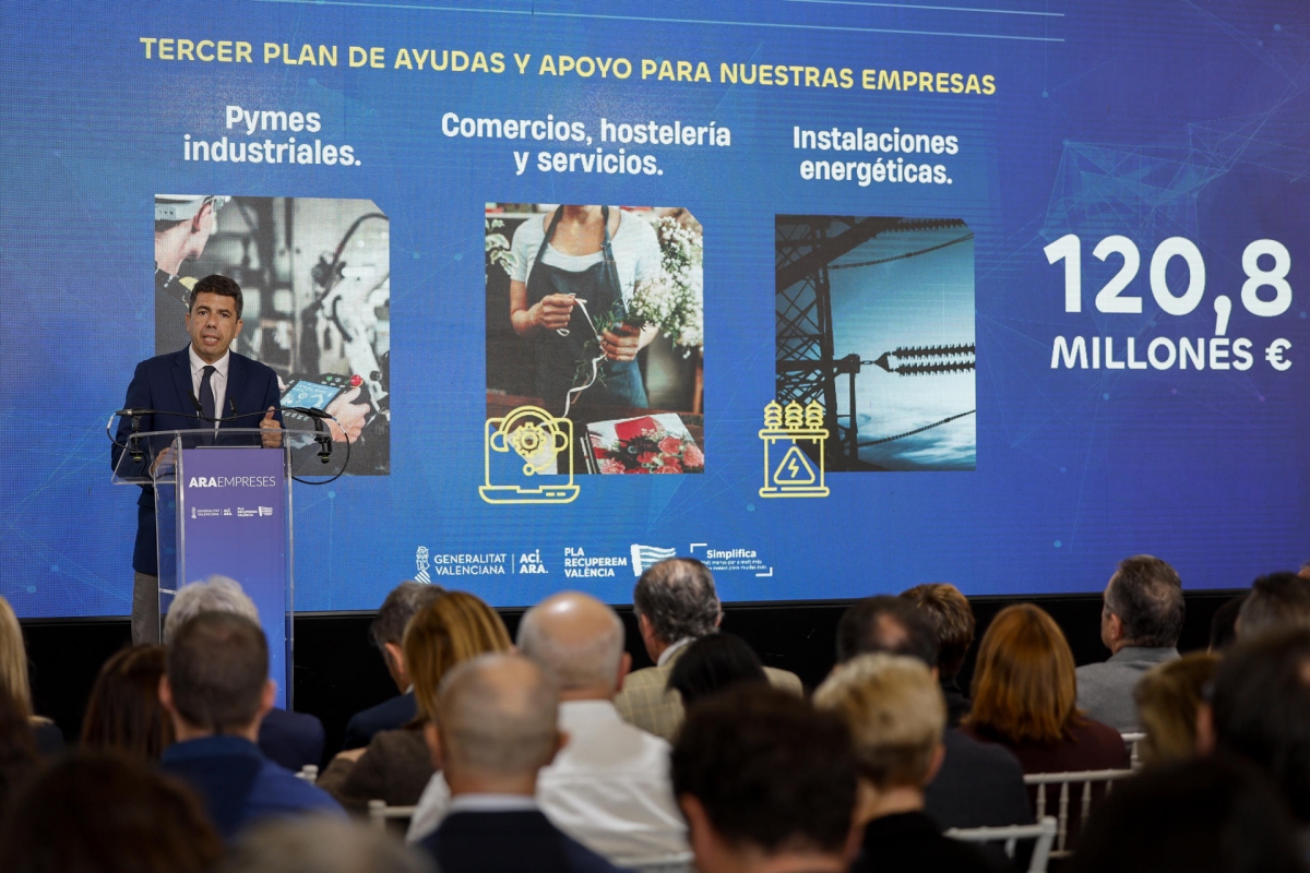 Presentación del Plan Ara Empreses. - Foto: EFE/ANA ESCOBAR