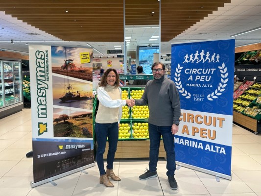 Masymas Supermercados patrocina el avituallamiento saludable al Circuit a Peu a la Marina Alta
