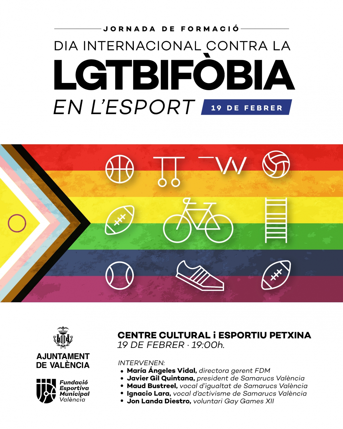 València conmemora el Día Internacional contra la LGTBIfobia en el deporte