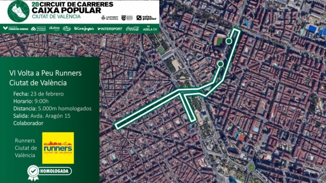 El Circuit de Carreres Caixa Popular prepara la VI Carrera 5K Runners Ciutat de València que transcurre por el Pla del Real