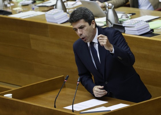 Mazón se someterá el jueves en Les Corts a la sexta sesión de control desde la Dana