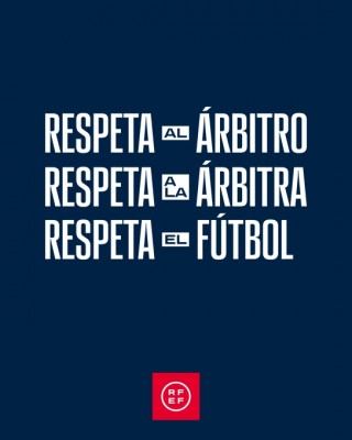 La RFEF lanza un mensaje de unión junto a sus colegiados: 