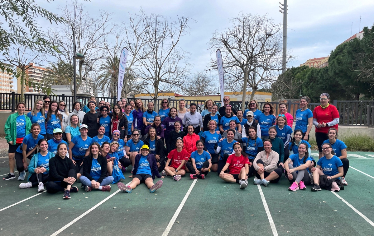 Finalizan con gran éxito de participación los entrenamientos oficiales “Al 10KFem con Serrano”
