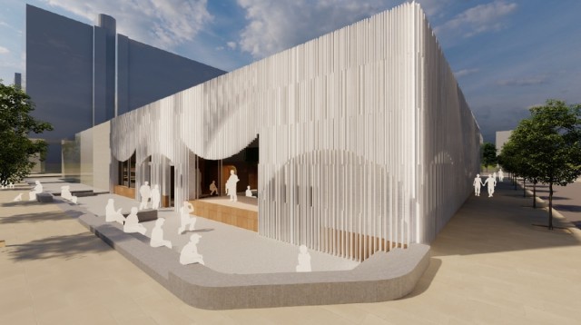 Así se diseña el centro cultural de los Aba6 en Alicante con siete salas multiusos